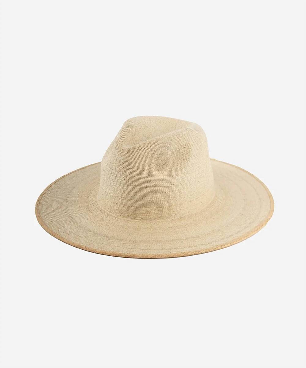 NEW GIGI PIP women's cove wide brim fedora straw hat in natural